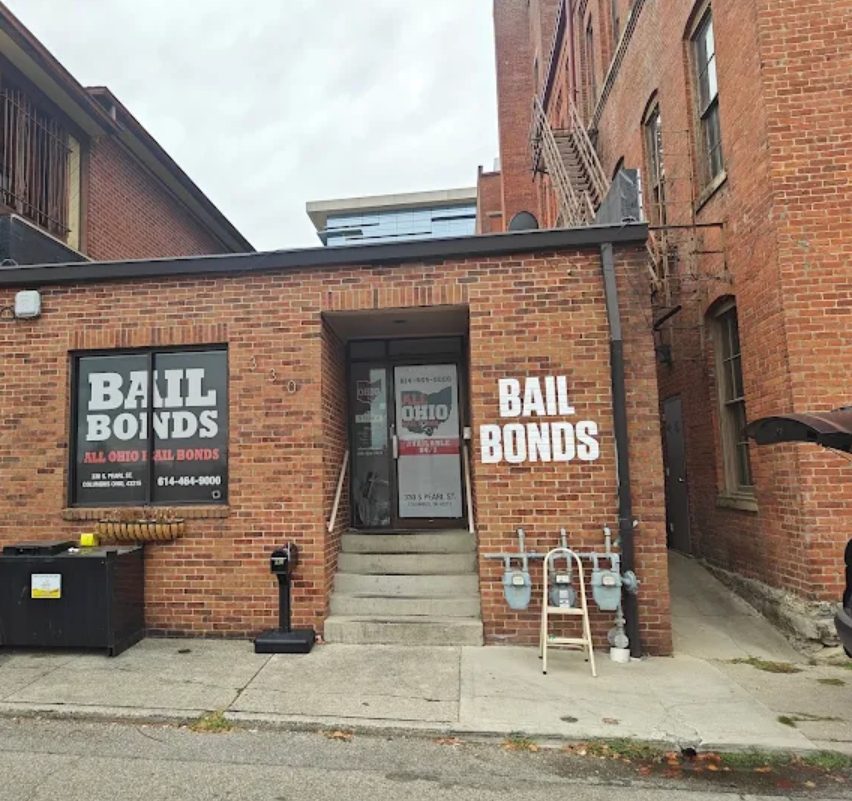 Columbus Bail Bonds office of All Ohio Bail Bonds at 330 South Pearl Street