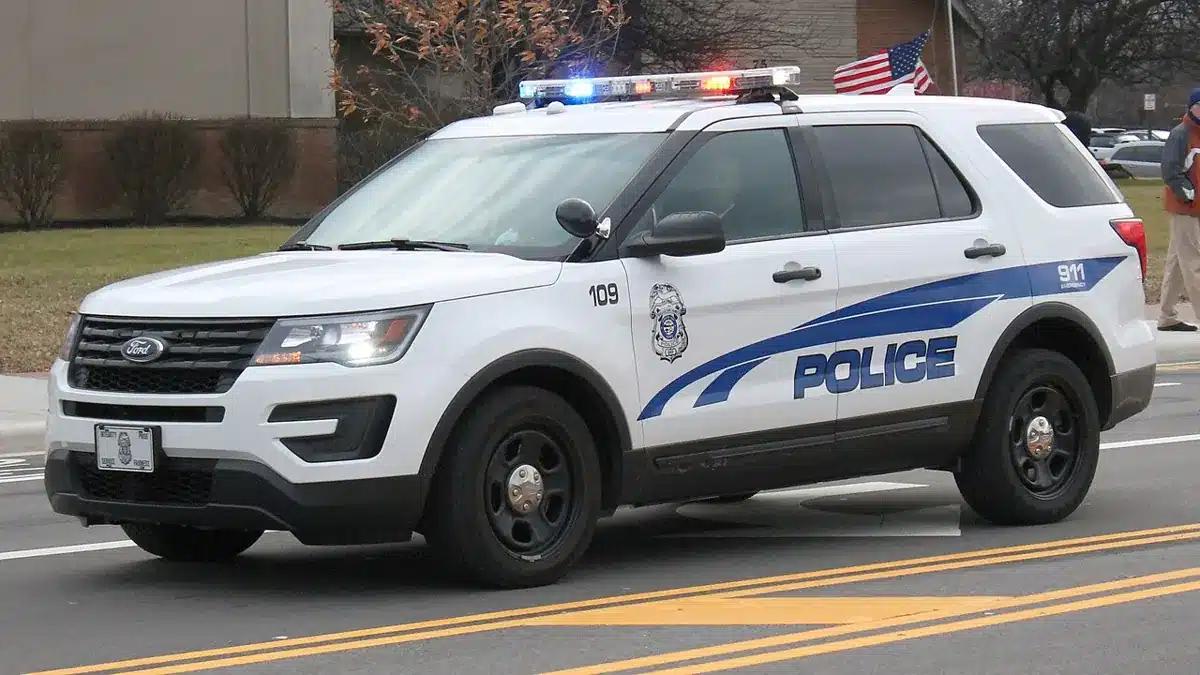 Bellefontaine Bail Bonds 9 Bellefontaine Police patrol vehicle in Bellefontaine, Ohio, an area served by our Bellefontaine bail bonds team