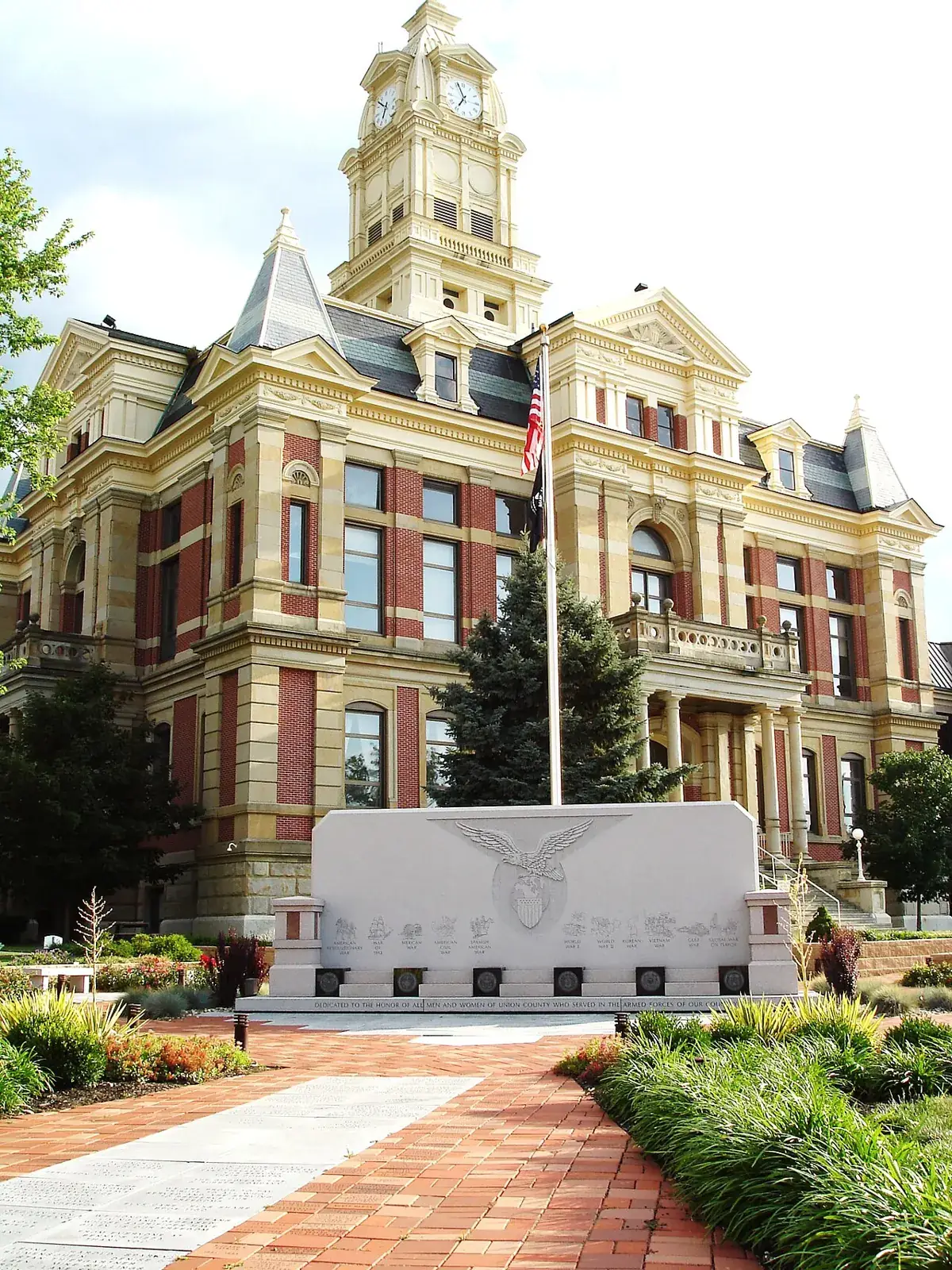 Marysville Bail Bonds 7 Union County Courthouse in Marysville, Ohio, where many Marysville bail bonds cases are heard